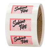 2" x 1" Rectangle Roll Sticker Labels (Q613522)