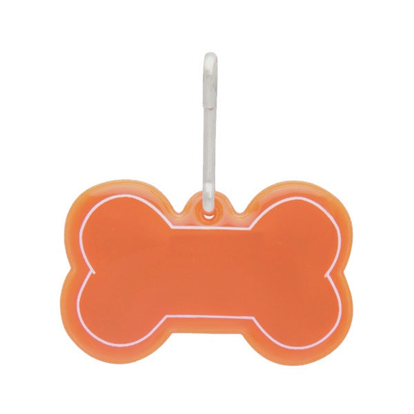 Dog Bone Shaped Reflective Collar Tags (Q617711)