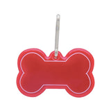 Dog Bone Shaped Reflective Collar Tags (Q617711)