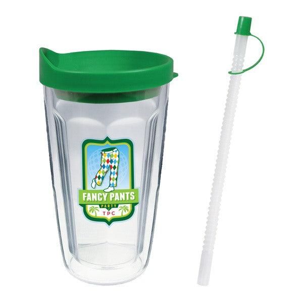 16 Oz. Thermal Travel Tumbler - Decal  Imprinted with Logo (Q621522)