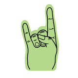 Rock On - Horn Hand Cheering Mitts (Q622511)