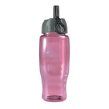 27 Oz. Poly-Pure Transparent Bottle - Flip Straw Lid (Q622722)
