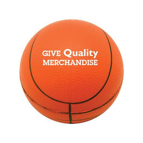 Basketball Squeezies  Imprinted with Logo (Q62481)