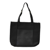 Velvet Zippered Tote With Front Pocket (Q626422)