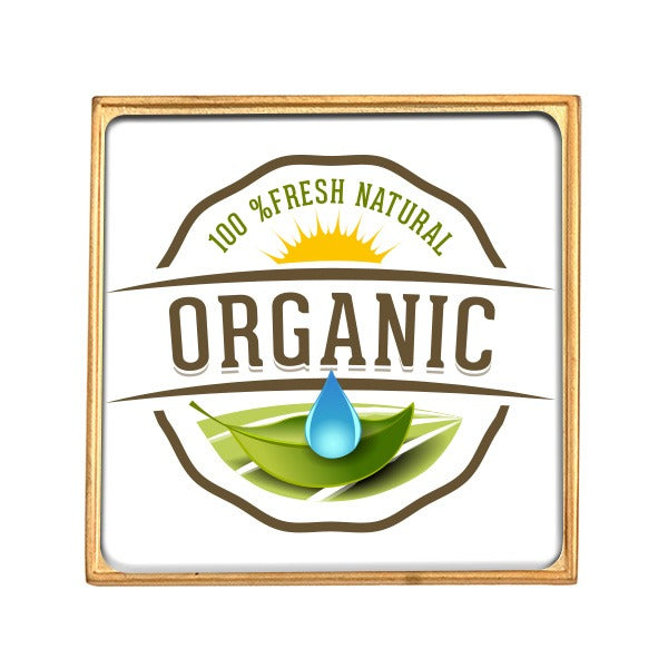 1 Inch Square Domed Lapel Pins  Imprinted with Logo (Q629611)