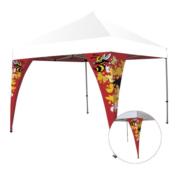 Set of Two Corner Banners for Event Tents  Imprinted with Logo (Q631711)