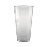 16 Oz. Clear Fluted Plastic Cup (Q632211)