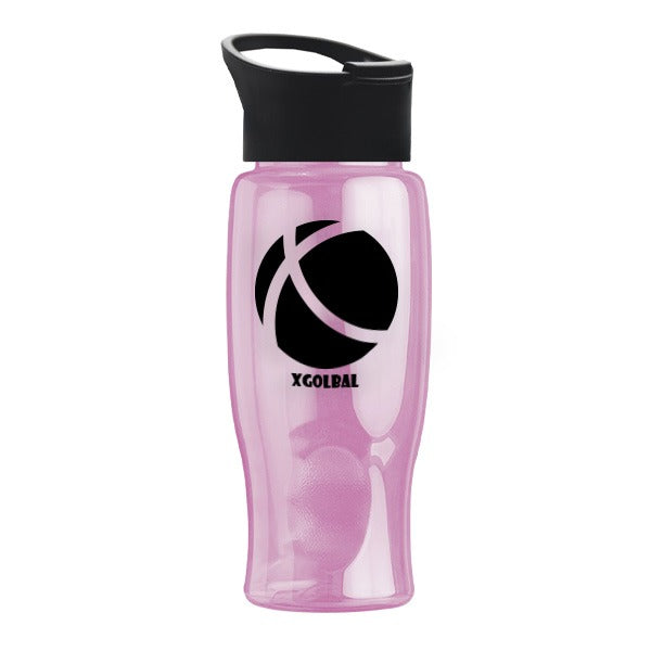 27 Oz. Poly-Pure Bottle - Flip Pop-Up Sip Lid  Imprinted with Logo (Q633722)