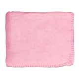 50" x 60" Whipstitch Fleece Blanket - Pink (Q635111)