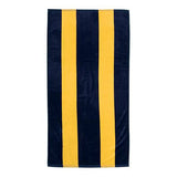 34 x 64 18 Lbs. Velour Rugby Stripe USA Made Towel (Q636211)