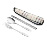 Camping Cutlery Set With Pouch (Q638011)