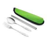 Camping Cutlery Set With Pouch (Q638011)