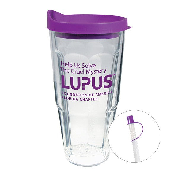 24 Oz. Thermal Travel Tumbler - Silkscreen  Imprinted with Logo (Q641522)