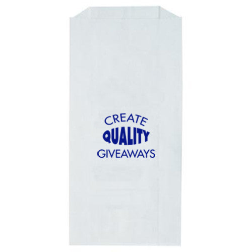 Imprinted White Prescription Bag  (5" x 2" x 10") (Q6448) -  - 1