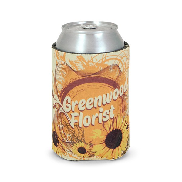 Eco Pocket Coolie - Full Color  Imprinted with Logo (Q645811)