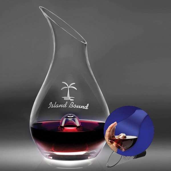 46 Oz. Essence Wine Decanter  Imprinted with Logo (Q647211)