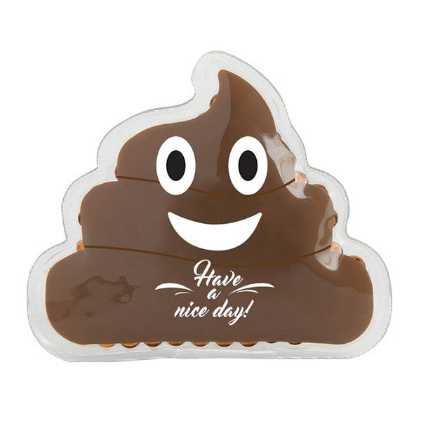Poo Emoji Gel Beads Hot/Cold Pack  Imprinted with Logo (Q647622)