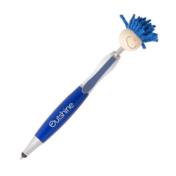 Moptoppers Screen Cleaner With Stylus Pens  Imprinted with Logo (Q647811)