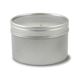 8 Oz. Clear Window Travel Tin Candle (Q651211)