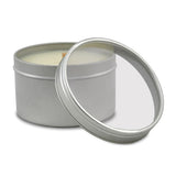 8 Oz. Clear Window Travel Tin Candle (Q651211)