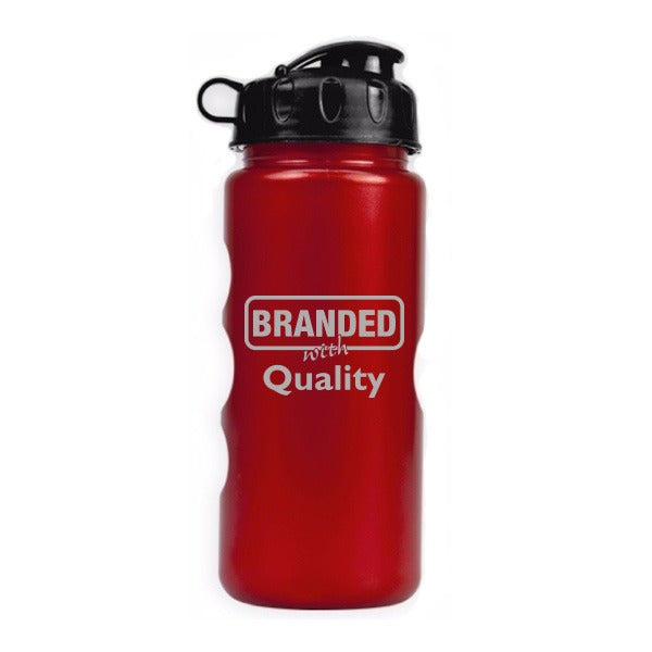 Mini Peak Metalike Bottle -Flip Lid (22 oz)  Imprinted with Logo (Q652235)