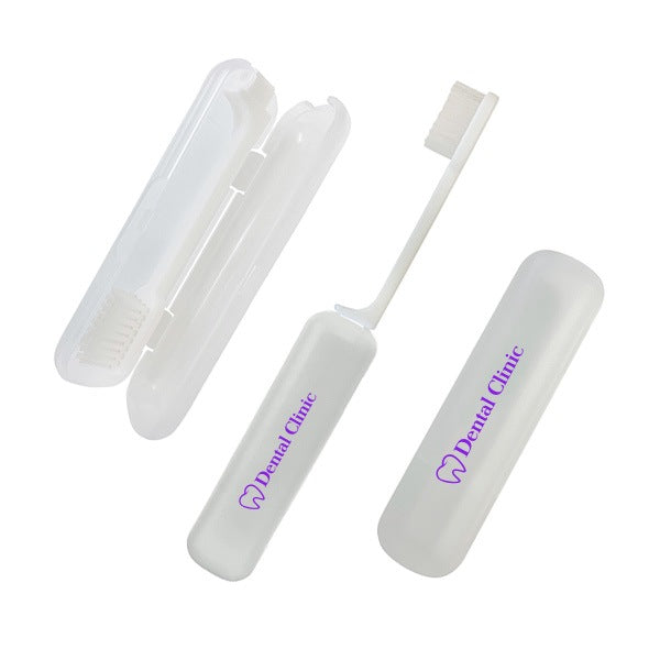 Travel Toothbrush  Imprinted with Logo (Q652422)