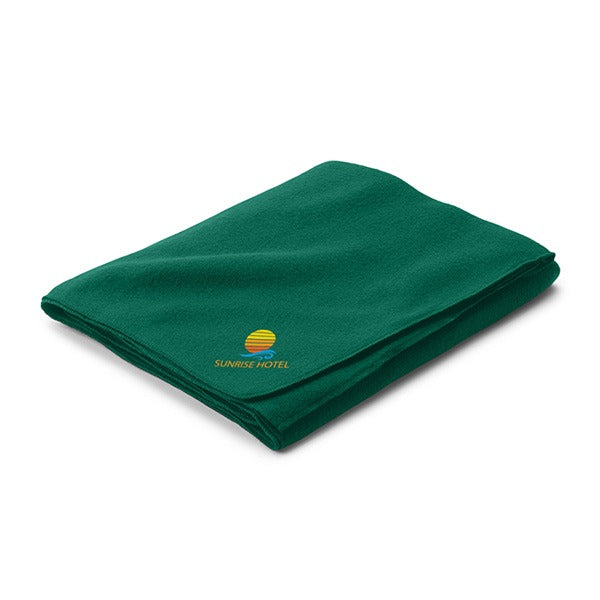 Budget Fleece Blanket  Imprinted with Logo (Q658622)