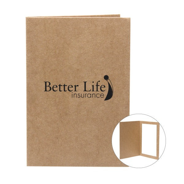 5 x 7 Kraft Photo Mounts  Imprinted with Logo (Q664811)