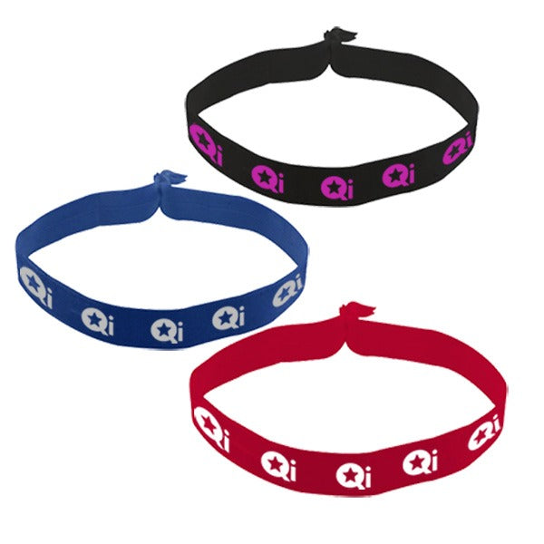 Fold-Over Elastic Headbands (.75 Inch)  Imprinted with Logo (Q665411)