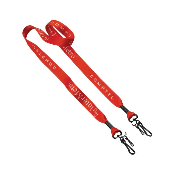 3/4" Double Ended Dye-Sublimated Lanyards (Q665811)