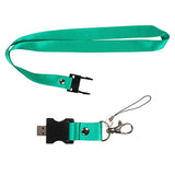 2-in-1 Custom Printed Lanyard & USB 2 GB (Q666611)