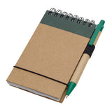 Recycled Spiral Jotters With Pen 5" X 4" (Q666811)
