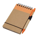 Recycled Spiral Jotters With Pen 5" X 4" (Q666811)