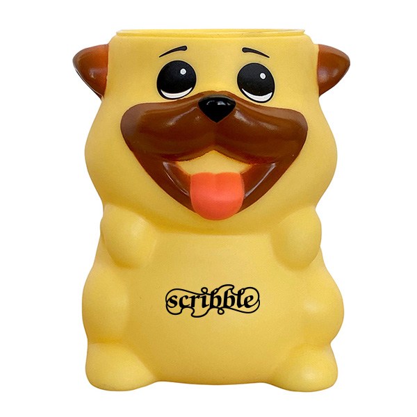 Pug Pen Holder  Imprinted with Logo (Q667622)