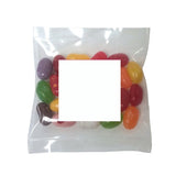 Square Magnet With Mini Bag Of Jelly Bellys (Q668611)