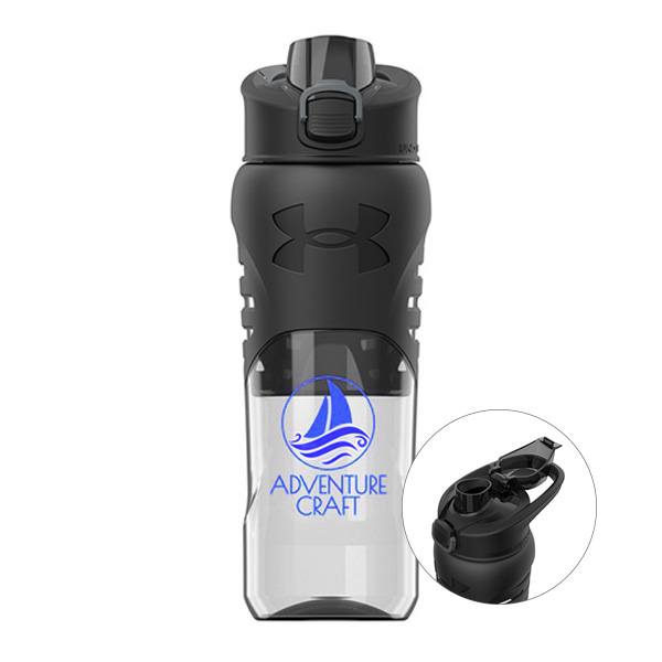 24 Oz. Under Armour® Draft Grip Bottle  Imprinted with Logo (Q668622)