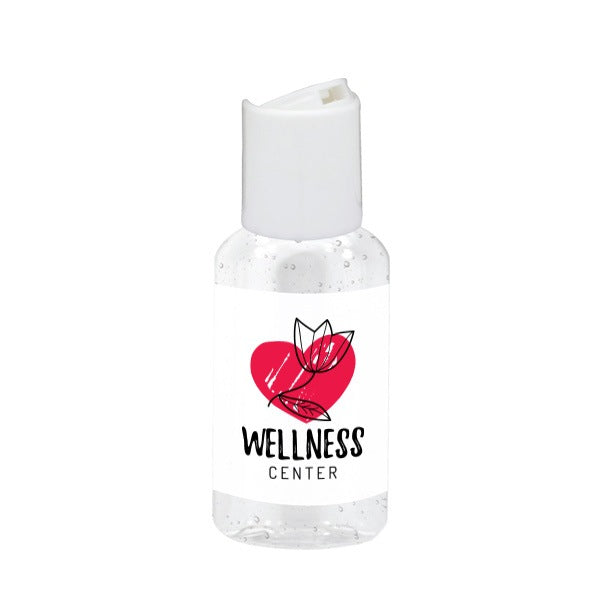 2 Oz. Antibacterial Hand Sanitizer Gel  Imprinted with Logo (Q673011)
