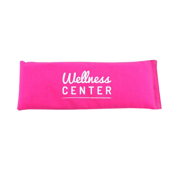 8.86 x 4.13 Inch Lavender Silk Yoga Eye Pillow  Imprinted with Logo (Q674211)