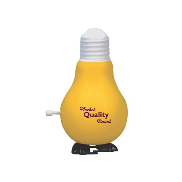 Light Bulb Wind-Up Walker  Imprinted with Logo (Q680511)