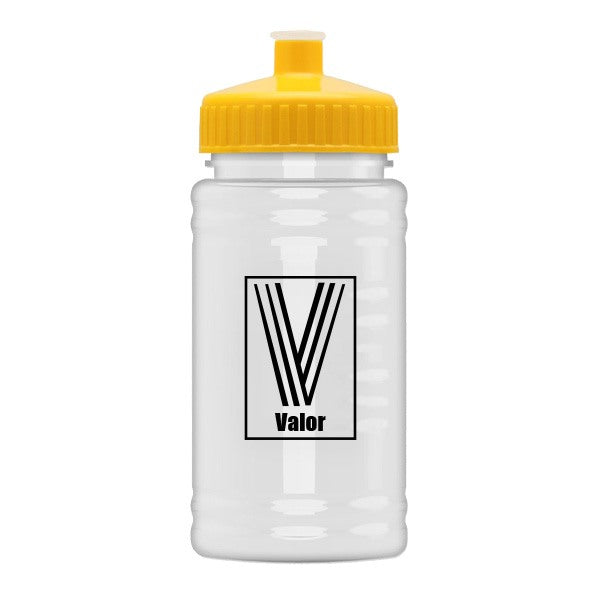 16 Oz. UpCycle Mini RPet Sports Bottle - Push-Pull Lid  Imprinted with Logo (Q681722)