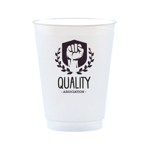 16 Oz. Frost-Flex�„� Cup - Plastic Cups with Logo - Q682211 QI
