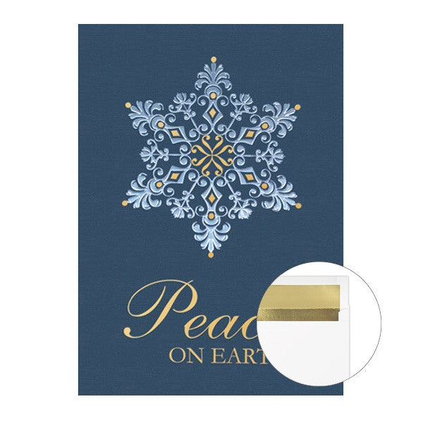 5" x 7" Filigree Snowflake Premium Cards (Q691711)