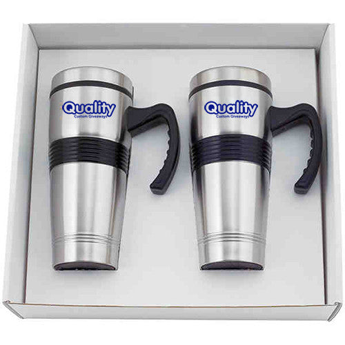 Speedmaster Stainless Mug Gift Set  Imprinted with Logo (Q693275)