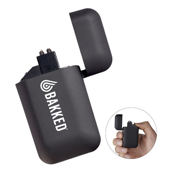 Cedar Creek® Double Arc Pocket Electric Lighter  Imprinted with Logo (Q695322)