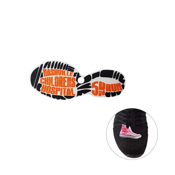 Lacers - 1 Sided 4CP Dye Sub Shoe Tags 1.75 Inch  Imprinted with Logo (Q696111)