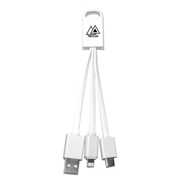 Lehmann 14cm/5.51" Length 3-In-1 Charging Cables 4CP (Q697422)