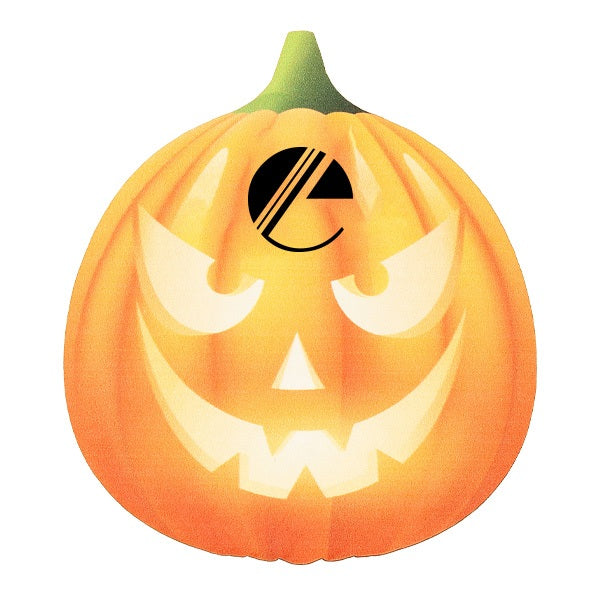 40 Point Pumpkin Coaster  Imprinted with Logo (Q698422)