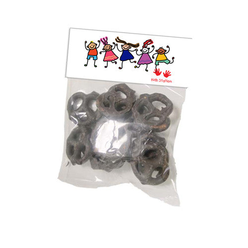 Milk Chocolate Mini Pretzels in Small Header Bags (Q702411)