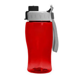 18 Oz. Transparent Bottle - Quick Snap Lid (Q713722)