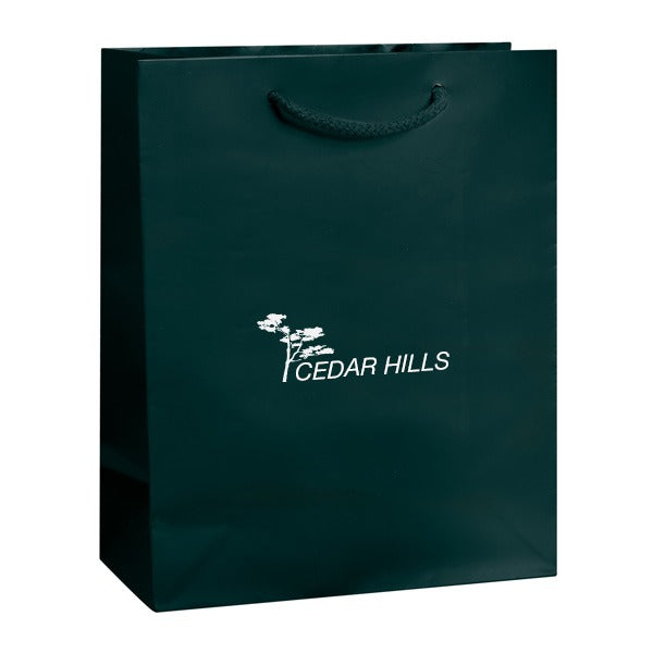 8 x 10 Matte Laminated Euro Tote Bag  Imprinted with Logo (Q722111)